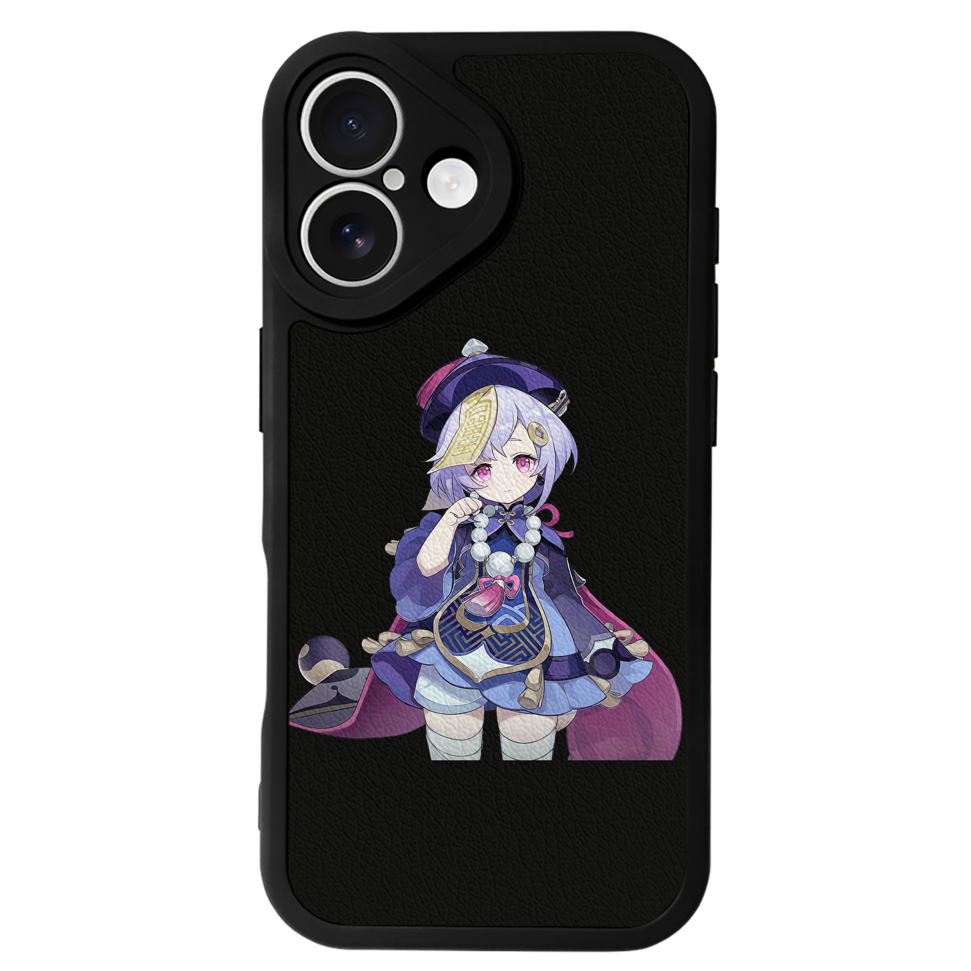 げんし神 七七 なな  genshin Nana 【iPhone 16シリーズ対応】シリコンスマホケース（レザー調） 材質：シリコン